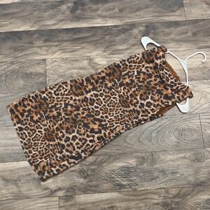 Missguided Animal Print Dress